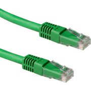 ACT Groene 10 meter LSZH U/UTP CAT6A patchkabel met RJ45 connectoren