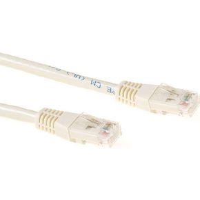 ACT Ivoor 15 meter LSZH U/UTP CAT6A patchkabel met RJ45 connectoren
