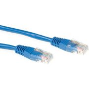 ACT Blauwe 3 meter LSZH U/UTP CAT6A patchkabel met RJ45 connectoren