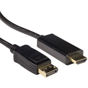 ACT Verloopkabel DisplayPort male naar HDMI-A male  3,00 m