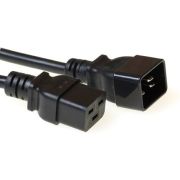 ACT Netsnoer C19 - C20 zwart 3 m