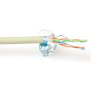 ACT CAT5E F/UTP LSZH soepel patch ivoor 500 m