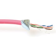 ACT CAT5E F/UTP LSZH soepel patch rood 100 m