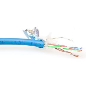 ACT CAT5E F/UTP LSZH soepel patch blauw 100 m