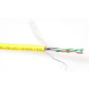 ACT CAT5E F/UTP LSZH soepel patch geel 100 m