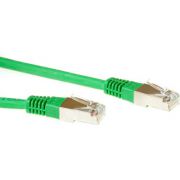 ACT Groene 15 meter LSZH F/UTP CAT5E patchkabel met RJ45 connectoren