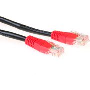 ACT Zwarte 20 meter U/UTP CAT5E patchkabel cross met RJ45 connectoren
