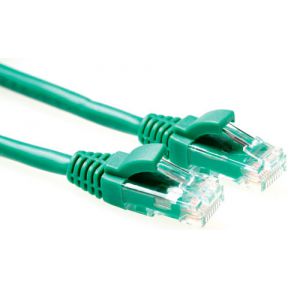 ACT Groene 10 meter U/UTP CAT6 patchkabel component level met RJ45 connectoren