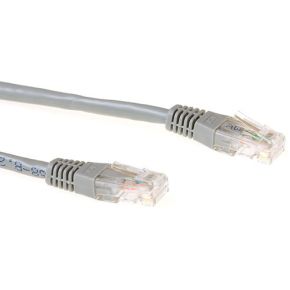 ACT Grijze 7 meter LSZH U/UTP CAT6 patchkabel met RJ45 connectoren