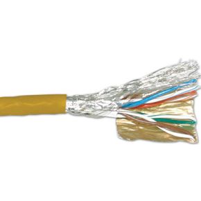 ACT CAT6 S/FTP PVC soepel patch geel 305 m