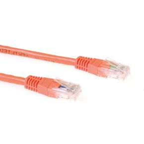 ACT Oranje 10 meter U/UTP CAT6A patchkabels met RJ45 connectoren