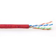 ACT CAT6A U/UTP PVC patch 305 m rood