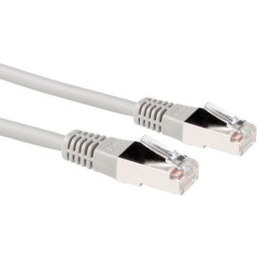 ACT Grijze 5 meter LSZH F/UTP CAT5E patchkabel met RJ45 connectoren