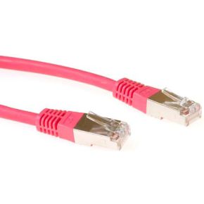 ACT Rode 20 meter LSZH SFTP CAT6 patchkabel met RJ45 connectoren