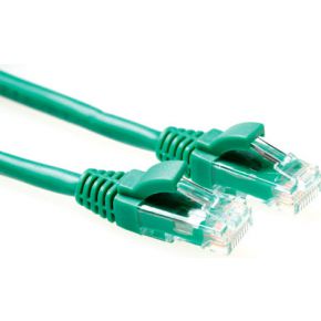 ACT Groene 10 meter U/UTP CAT5E patchkabel component level met RJ45 connectoren