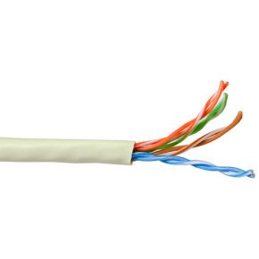 ACT CAT5E U/UTP soepel patch ivoor 100 m
