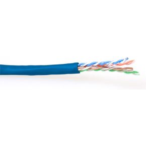 ACT CAT6 U/UTP PVC soepel patch blauw 100 m