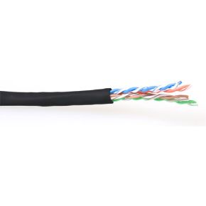 ACT CAT6 U/UTP PVC soepel patch zwart 100 m