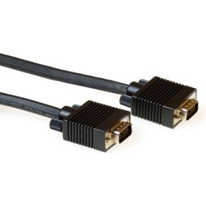 ACT 10 meter High Performance VGA kabel male-male zwart