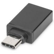 ASSMANN-Electronic-USB-C-USB-A-USB-C-USB-A-Zwart