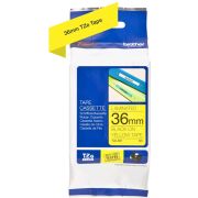 Brother-Gloss-Laminated-Labelling-Tape-36mm-Black-Yellow