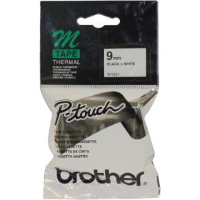 Brother MK221 Zwart op wit labelprinter-tape