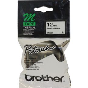 Brother MK231 Zwart op wit labelprinter-tape