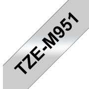 Brother-TZe-M951-Zwart-op-zilver