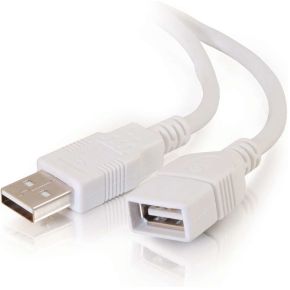 Cables To Go C2G 2M Usb 20 A Mannelijk Naar A Vrouwelijk Verlengkabel Wit cables to go kopen in de aanbieding