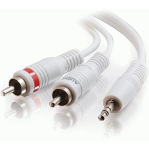 Cables To Go C2G 3M 35Mm Male To 2 Rca Type Audio Y Cable Ipod cables to go kopen in de aanbieding