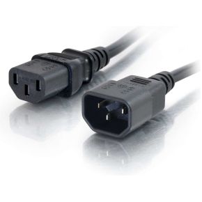 Cables To Go C2G 5M 18 Awg Voeding Verlengkabel Iec320C13 Naar Iec320C14 cables to go kopen in de aanbieding