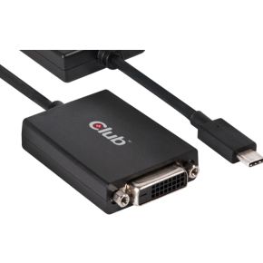 Club 3D Club3D Usb 31 Type C To Dvi D Active Adapter club 3d kopen in de aanbieding
