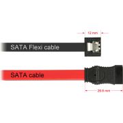 DeLOCK-83839-Satakabel-0-2m-6Gbps-flexi-kabel-zwart