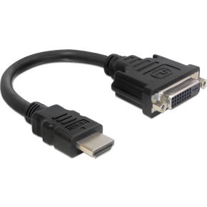 DeLOCK 65327 HDMI-DVI kabel M/F 20cm