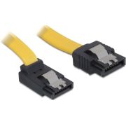 Delock 82470 SATA 3 Gb/s Kabel recht naar boven haaks 20cm geel