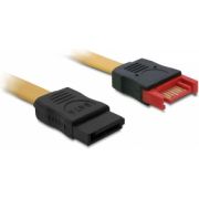 Delock 82855 SATA 6 Gb/s verlengkabel 30cm geel
