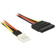 DeLOCK 0.6m SATA 15p / 4p