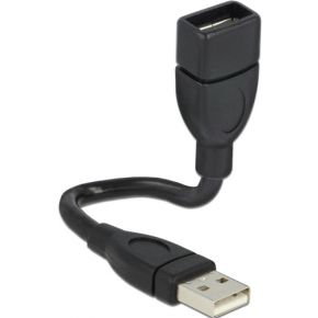 Delock 83497 Kabel USB 2.0 Type-A male > USB 2.0 Type-A female VormKabel 0,15 m