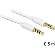 Delock-83439-Kabel-Stereo-Jack-3-5-mm-4-pins-male-male-0-5-m