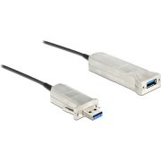Delock 83740 Actieve optische kabel USB 5 Gbps Type-A male naar Type-A female 50 m