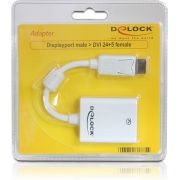 Delock-61765-Adapter-DisplayPort-1-1-male-DVI-female-Passief-wit