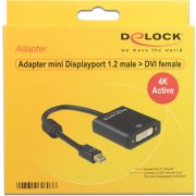 DeLOCK-62603-adapter-mini-Displayport-1-2-male-DVI-female-4K-Active-zwart