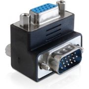 Delock 65247 Adapter VGA male naar female 270&deg; schuin