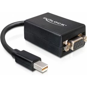 Delock 65256 Adapter mini DisplayPort 1.2 male > VGA female zwart