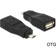 DeLOCK 65549 adapter USB Micro B male > USB 2.0 female OTG