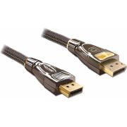 DeLOCK 82771 Displayport kabel male / male gold/metaal