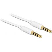 Delock 83440 Kabel Stereo Jack 3,5 mm 4-pins male > male 1 m