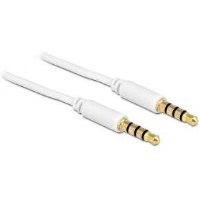 Delock 83441 Kabel Stereo Jack 3,5 mm 4-pins male > male 2 m
