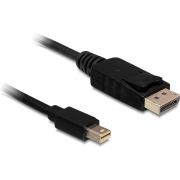 Delock 83479 Kabel Mini DisplayPort 1.2 male > DisplayPort male 4K 60 Hz 5,0 m