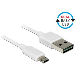 Delock 84805 02M Usb A Micro B Wit Kabel delock kopen in de aanbieding